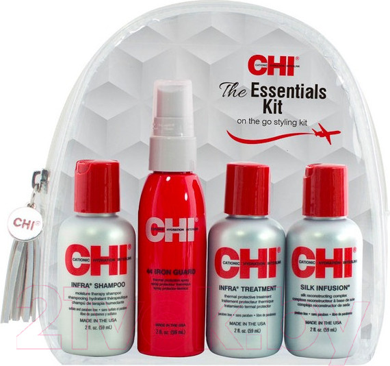 Изображение товара Набор косметики для волос CHI Infra The Essentials Travel Kit (4x59мл)