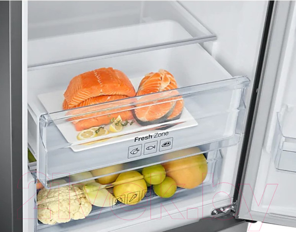Изображение товара Холодильник с морозильником Samsung RB37A5470SA/WT