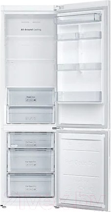 Изображение товара Холодильник с морозильником Samsung RB37A5200WW/WT