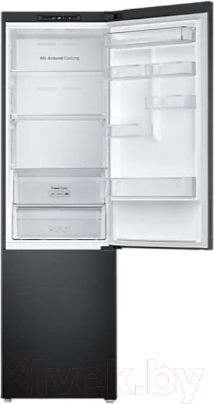 Изображение товара Холодильник с морозильником Samsung RB37A5070B1/WT