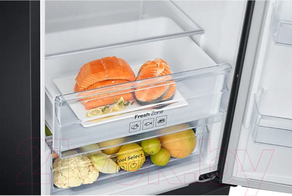 Изображение товара Холодильник с морозильником Samsung RB37A5070B1/WT