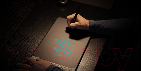 Изображение товара Графический планшет Huion Inspiroy Dial Q620M