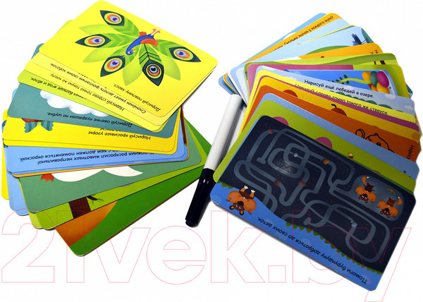 Изображение товара Развивающие карточки Робинс Дорисуй, найди, раскрась