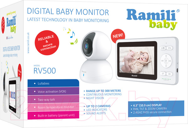 Изображение товара Видеоняня Ramili Baby RV500
