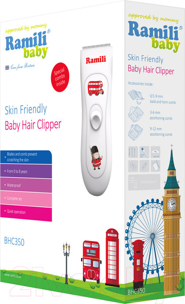 Изображение товара Машинка для стрижки волос Ramili Baby Hair Clipper BHC350
