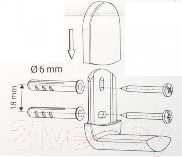 Изображение товара Дозатор для жидкого мыла Bisk 07676