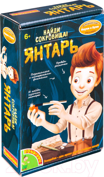 Изображение товара Набор для опытов Bondibon Исторические раскопки. Найди сокровища / ВВ4789