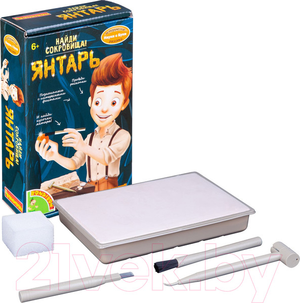 Изображение товара Набор для опытов Bondibon Исторические раскопки. Найди сокровища / ВВ4789