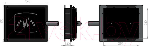 Изображение товара Дверца печная Мета-бел ДП-10