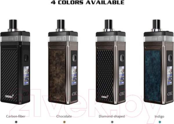 Изображение товара Электронный парогенератор Smoant Pasito II 80W Pod 2500mAh (черный ромб)