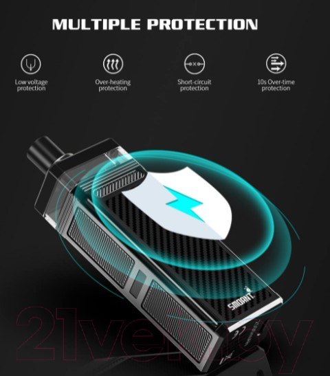 Изображение товара Электронный парогенератор Smoant Pasito II 80W Pod 2500mAh (черный ромб)