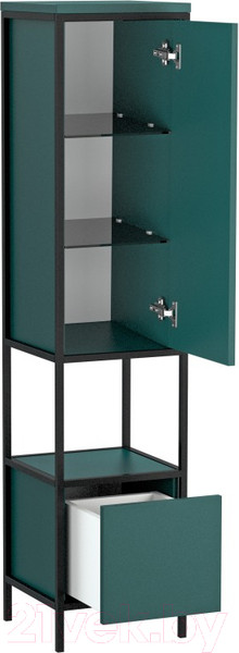 Изображение товара Шкаф-полупенал для ванной Cersanit Botanique 30 / 63016