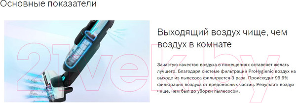 Изображение товара Вертикальный пылесос Bosch BCH86HYG1
