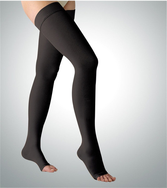 Изображение товара Чулки компрессионные Aries Avicenum 360 с резинкой и открытым носком / 9999 (L, normal)