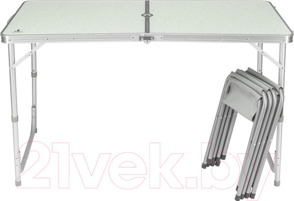 Изображение товара Комплект складной мебели Coyote HKTB-1002 (светло-серый)