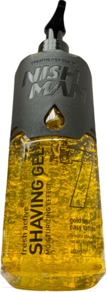 Изображение товара Гель для бритья NishMan 07 Gold One (400мл)