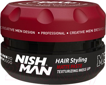 Изображение товара Паста для укладки волос NishMan M3 Mess Up матовая текстурирующая (100мл)