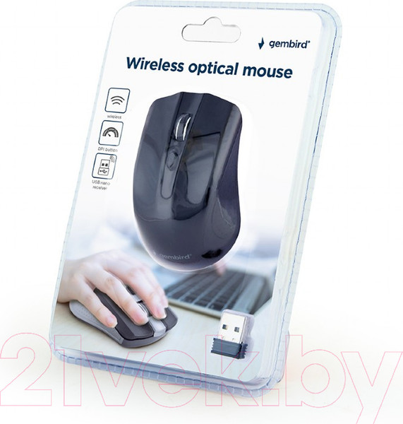Изображение товара Мышь Gembird MUSW-4B-04 (черный)