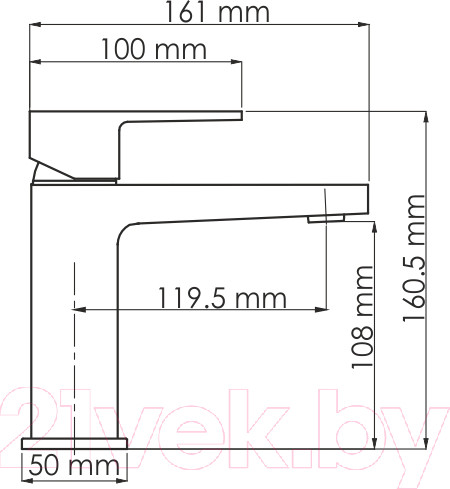Изображение товара Смеситель Wasserkraft Abens 2003