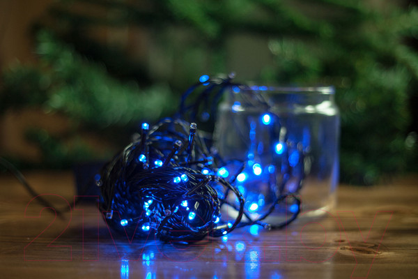 Изображение товара Светодиодная гирлянда Twinkle 014 (10м, синий)