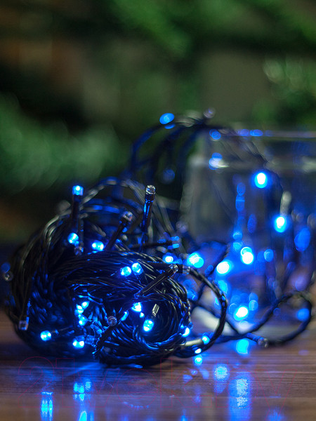 Изображение товара Светодиодная гирлянда Twinkle 014 (10м, синий)