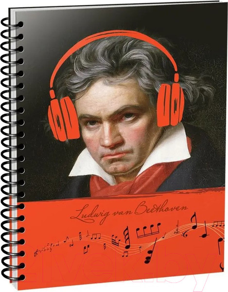 Изображение товара Скетчбук Попурри Рисуй и слушай! Бетховен