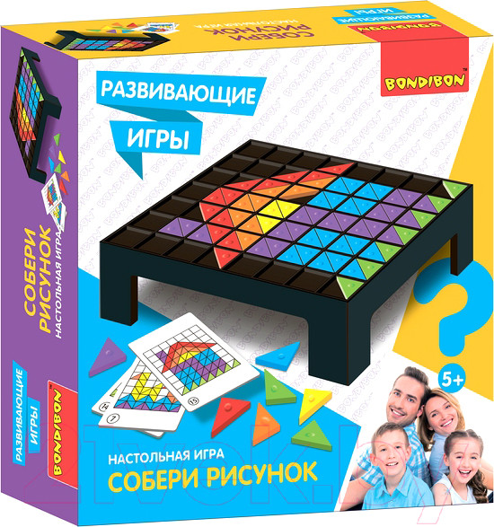 Изображение товара Развивающая игра Bondibon Собери рисунок / ВВ4476