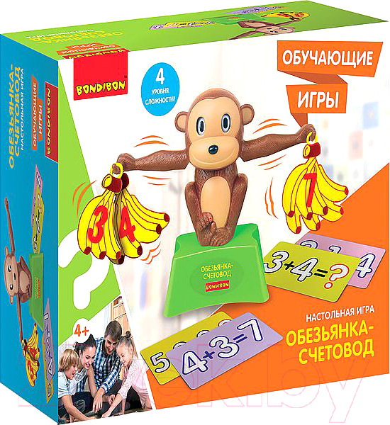 Изображение товара Развивающая игра Bondibon Обезьянка-счетовод / ВВ4850