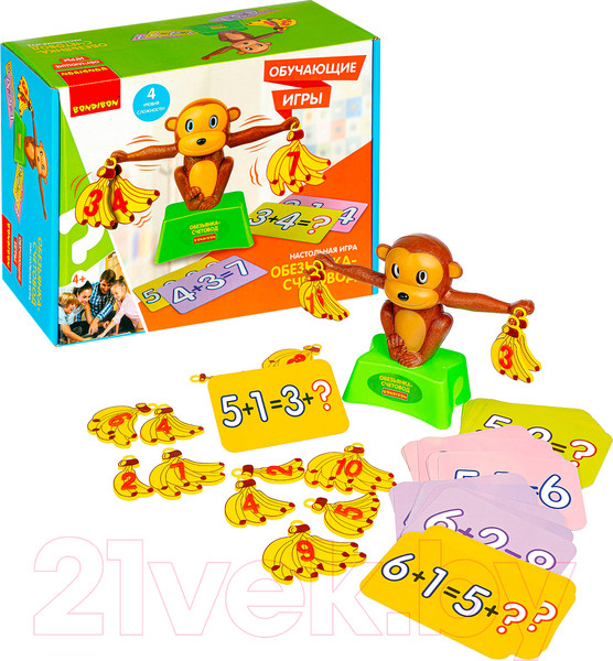 Изображение товара Развивающая игра Bondibon Обезьянка-счетовод / ВВ4850