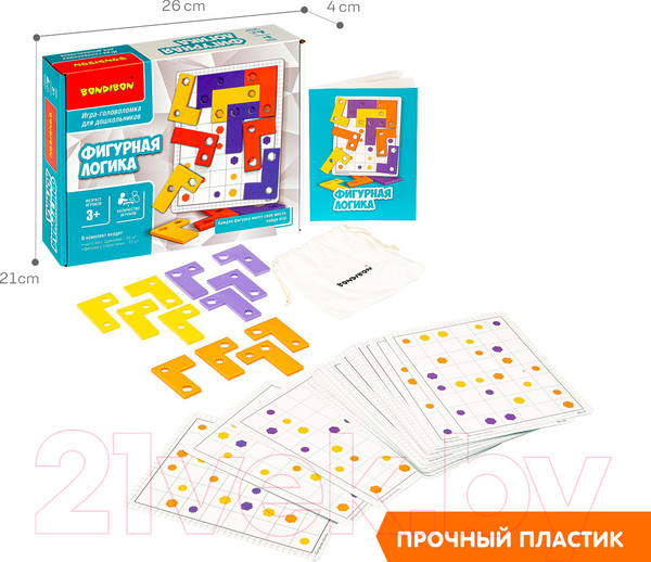 Изображение товара Развивающая игра Bondibon Фигурная логика / ВВ4896
