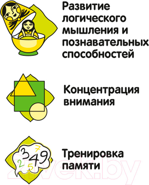 Изображение товара Развивающая игра Bondibon Фигурная логика / ВВ4896