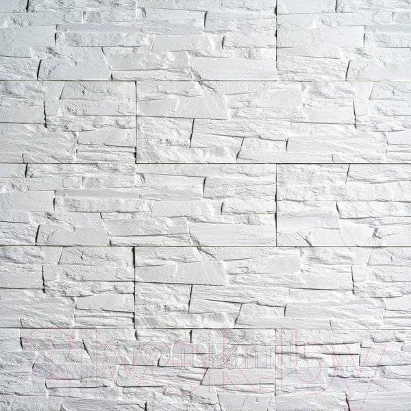 Изображение товара Декоративный камень гипсовый Stone Mill Сланец Каспровый ПГД-1-Л 2500 (белый)