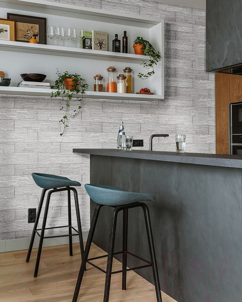 Изображение товара Декоративный камень гипсовый Stone Mill Сланец Каспровый ПГД-1-Л 2500 (белый)