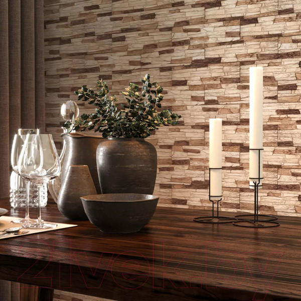 Изображение товара Декоративный камень гипсовый Stone Mill Сланец Каспровый ПГД-1-Л 2501 (слоновая кость)