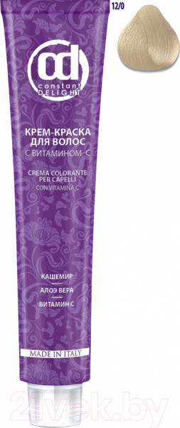 Изображение товара Крем-краска для волос Constant Delight Crema Colorante с витамином С 12/0 (100мл)