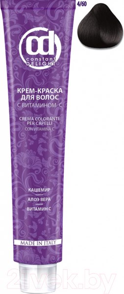 Изображение товара Крем-краска для волос Constant Delight Crema Colorante с витамином С 4/60 (100мл)
