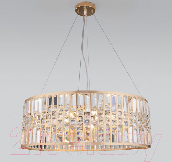 Изображение товара Люстра Евросвет Lory 10116/8 (золото/прозрачный хрусталь)