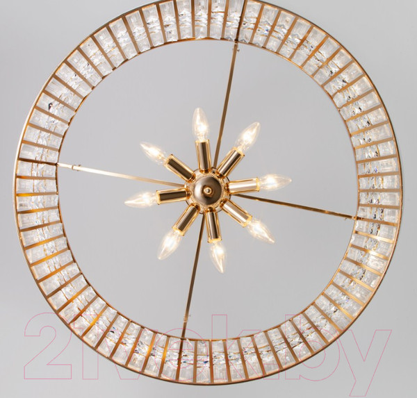 Изображение товара Люстра Евросвет Lory 10116/8 (золото/прозрачный хрусталь)