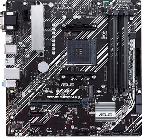 Изображение товара Материнская плата Asus Prime B450M-A II