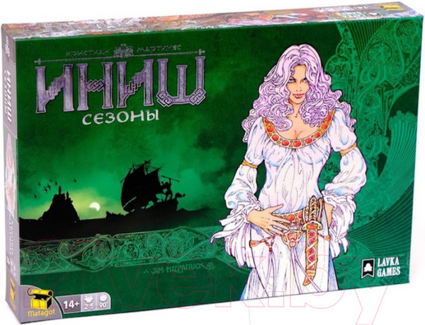 Изображение товара Дополнение к настольной игре Лавка Игр Иниш. Сезоны (дополнение)