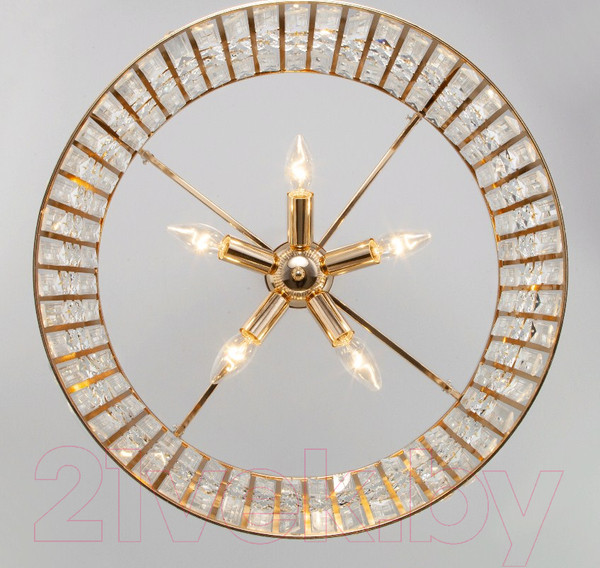 Изображение товара Люстра Евросвет Lory 10116/5 (золото/прозрачный хрусталь)