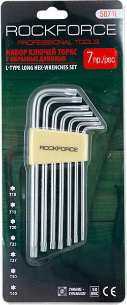 Изображение товара Набор ключей RockForce RF-5071L