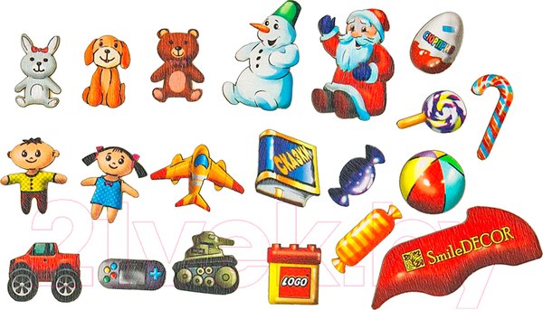 Изображение товара Развивающая игра Smile Decor Новогодний грузовик / П247