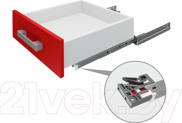 Изображение товара Комплект направляющих мебельных Boyard DB8981Zn/400