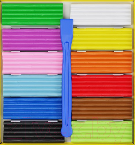 Изображение товара Пластилин ГАММА Юный художник / 280045 (12цв)