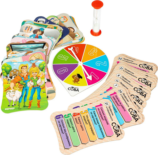 Изображение товара Настольная игра Bondibon Умная сова. Профессии и специальности / ВВ4005