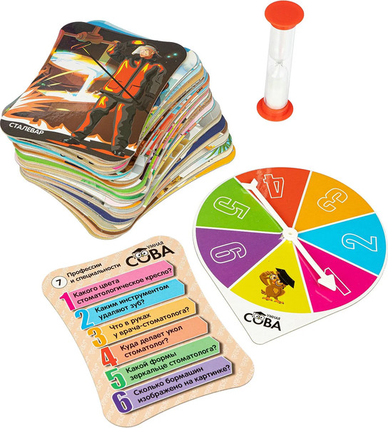 Изображение товара Настольная игра Bondibon Умная сова. Профессии и специальности / ВВ4005