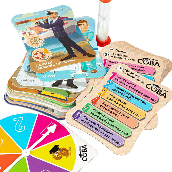 Изображение товара Настольная игра Bondibon Умная сова. Профессии и специальности / ВВ4005