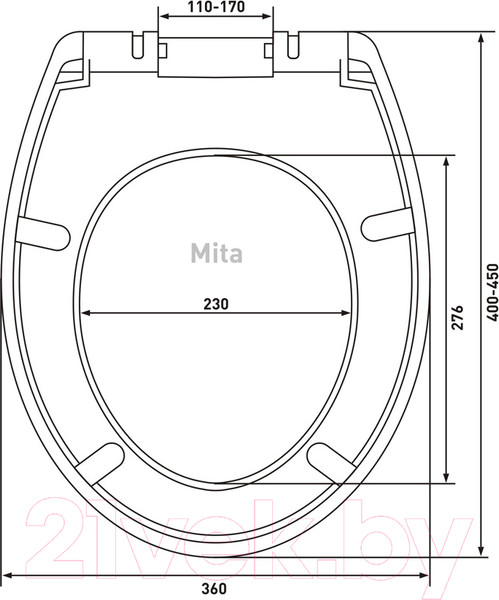Изображение товара Сиденье для унитаза Berges Mita So / 018003 (с микролифтом)