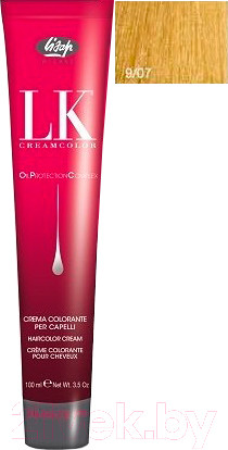 Изображение товара Крем-краска для волос Lisap Oil Protection Complex 9/07 (100мл, очень светлый блондин натуральный бежевый)